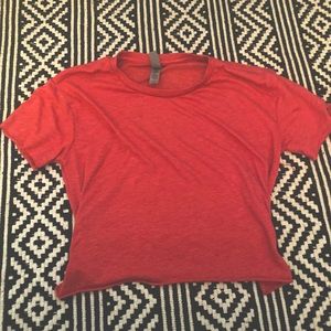 Red Cropped T- Shirt / Size Small